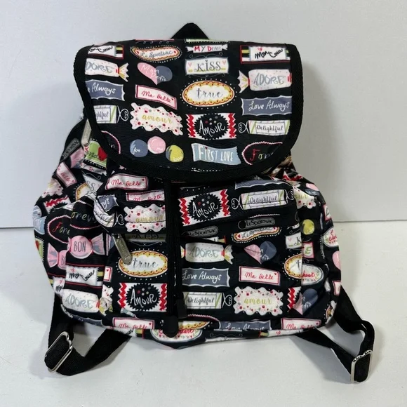 Lesportsac Bags Lesportsac Small Edie Sweet Talk Candy Black